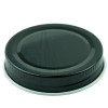 Black Metal 58-400 Lid with standard plastisol liner for 4oz Clear Frosted Jar ONLY (1890/cs) alternate view
