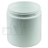 WHITE 8oz HDPE Plastic Jar 70/400 (448/case)
