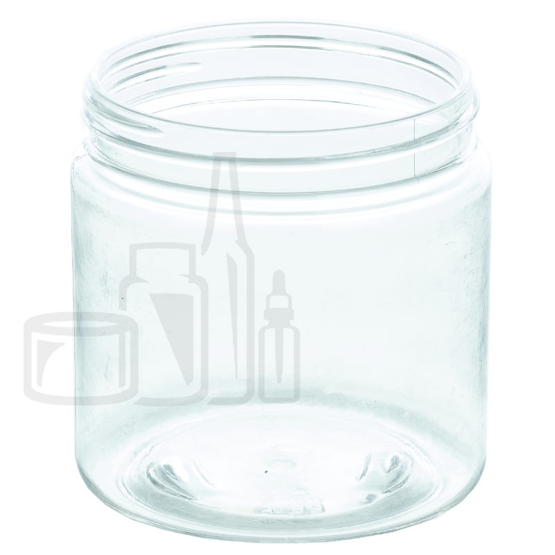 4oz PET Plastic SS Jar - Clear - 58-400(760/case)