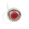 1oz Faded Red Glass Boston Round Bottle 20-400 alternate view