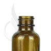 1oz Amber Glass Boston Round Bottle 20-400 alternate view