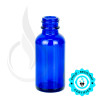 1oz Cobalt Blue Glass Boston Round Bottle 20-400 alternate view