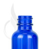 1oz Cobalt Blue Glass Boston Round Bottle 20-400 alternate view