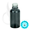 30ml Transparent Black Glass Euro Round Bottle 18-415 alternate view
