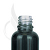 30ml Transparent Black Glass Euro Round Bottle 18-415 alternate view