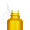 30ml Frosted Orange Glass Euro Round Bottle 18-415 alternate view