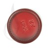 30ml Frosted Red Glass Euro Round Bottle 18-415 alternate view