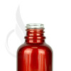 30ml Shiny Red Euro Round Glass Bottle 18-415 alternate view