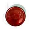 30ml Shiny Red Euro Round Glass Bottle 18-415 alternate view