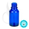 15ml Blue Glass Euro Bottle 18-415 alternate view