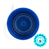 V3 - 30ML PET CLEAR STUBBY CHUBBY GORILLA BOTTLE W/ CRC/TE SOLID BLUE CAP(1000/case) alternate view