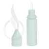 V3 - 15ML PET Plastic SOLID WHITE CHUBBY GORILLA BOTTLE W/ CRC/TE SOLID WHITE CAP(1000/case) alternate view