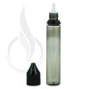 V3 - 30ML PET Plastic CHUBBY GORILLA TRANSPARENT BLACK BOTTLE W/ CRC/TE BLACK CAP(1000/case) alternate view