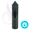 V3 - 60ML PET Plastic CHUBBY GORILLA SOLID BLACK BOTTLE W/ CRC/TE SOLID BLACK CAP alternate view
