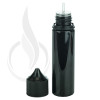 V3 - 60ML PET Plastic CHUBBY GORILLA SOLID BLACK BOTTLE W/ CRC/TE SOLID BLACK CAP alternate view
