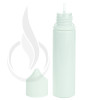 V3 - 60ML PET Plastic CHUBBY GORILLA SOLID WHITE BOTTLE W/ CRC/TE SOLID WHITE CAP alternate view