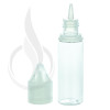 V3 - 15ML PET Plastic CLEAR CHUBBY GORILLA BOTTLE W/ CRC/TE CLEAR CAP(1000/case) alternate view