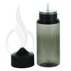 V3 - 100ML PET Plastic TRANSPARENT BLACK CHUBBY GORILLA W/ CRC/TE BLACK CAP(400/case) alternate view
