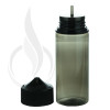 V3 - 120ML PET Plastic CHUBBY GORILLA W/ CRC/TE TRANSPARENT BLACK BOTTLE WITH SOLID BLACK CAP(400/case) alternate view
