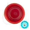 V3 - 60ML PET CHUBBY GORILLA CLEAR BOTTLE W/ CRC/TE SOLID RED CAP alternate view