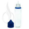 V3 - 60ML PET CHUBBY GORILLA CLEAR BOTTLE W/ CRC/TE SOLID BLUE CAP alternate view
