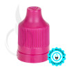 Magenta CRC (Child Resistant Closure) Tamper Evident Bottle Cap with Tip 