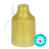 Gold CRC (Child Resistant Closure) Tamper Evident Bottle Cap with Tip  alternate view