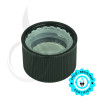 Black CRC (Child Resistant Closure) Cap 20-400 HIS Liner for PET Plastic alternate view