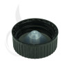 Black CT Closure Phenolic Lid Ribbed w/ Polycone Liner 20-400 alternate view