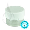 1oz PET Plastic Aviator Series by Chubby Gorilla TE/CRC Clear w/Solid White Cap(500/case) alternate view