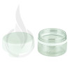 1oz PET Plastic Aviator Series by Chubby Gorilla TE/CRC Clear w/Solid White Cap(500/case) alternate view