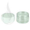 1oz PET Plastic Aviator Series by Chubby Gorilla TE/CRC Clear w/Solid White Cap(500/case) alternate view
