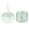 1oz PET Aviator Series by Chubby Gorilla TE/CRC Clear w/Solid White Cap(500/case) alternate view