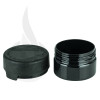1oz PET Plastic Aviator Series by Chubby Gorilla TE/CRC Solid Black w/Solid Black Cap(500/case) alternate view