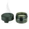 1oz PET Plastic Aviator Series by Chubby Gorilla TE/CRC Translucent w/Solid Black Cap(500/case) alternate view