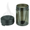 4oz PET Plastic Aviator Series by Chubby Gorilla TE/CRC Translucent Black w/Solid Black Cap(400/case) alternate view