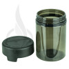 4oz PET Plastic Aviator Series by Chubby Gorilla TE/CRC Translucent Black w/Solid Black Cap(400/case) alternate view