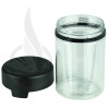 4oz PET Plastic Aviator Series by Chubby Gorilla TE/CRC Clear w/Solid Black Cap(400/case) alternate view
