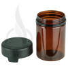 4oz PET Plastic Aviator Series by Chubby Gorilla TE/CRC Amber w/Solid Black Cap(400/case) alternate view