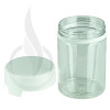 4oz PET Plastic Aviator Series by Chubby Gorilla TE/CRC Clear w/Solid White Cap(400/case) alternate view