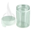 4oz PET Plastic Aviator Series by Chubby Gorilla TE/CRC Clear w/Solid White Cap(400/case) alternate view
