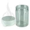 4oz PET Plastic Aviator Series by Chubby Gorilla TE/CRC Clear w/Solid White Cap(400/case) alternate view