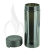 8oz PET Plastic Aviator Series by Chubby Gorilla TE/CRC Translucent Black w/ Black Cap(200/case) alternate view
