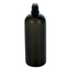120 ML LDPE Plastic OPAQUE SOLID BLACK PLASTIC BOTTLE(625/case) alternate view