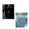 Hanging Zip Bag - Clear Front with Black Back - 2" x 2" alternate view