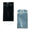 Hanging Zip Bag - Clear Front with Black Back - 4" x 6.5" alternate view