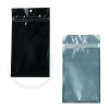 Hanging Zip Bag - Clear Front with Black Back - 4" x 6.5" alternate view