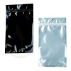 Hanging Zip Bag - Clear Front with Black Back - 5" x 8.1875" alternate view