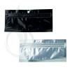 Hanging Zip Bag - Clear Front with Black Back - 5" x 1.75" alternate view