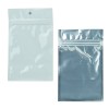 Hanging Zip Bag - Clear Front with White Back - 3.625" x 5" alternate view